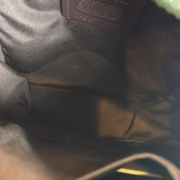 Coach Pink and Brown Zebra Print Backpack - Picture 10 of 11